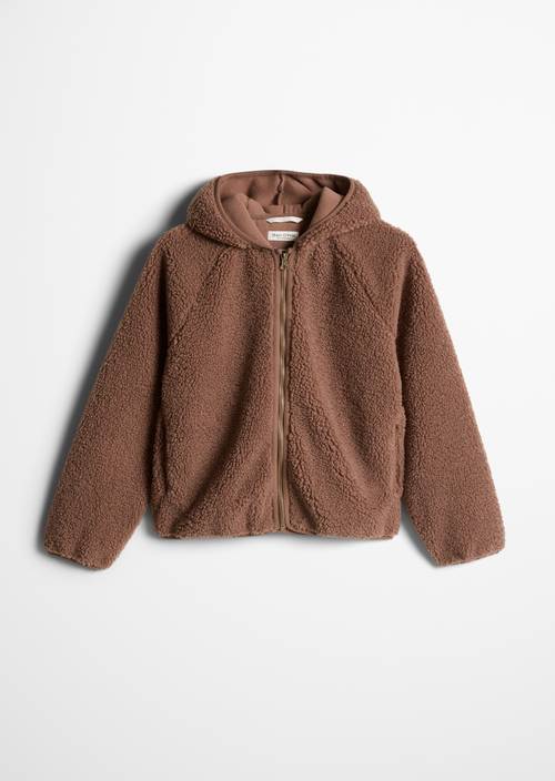 TEENS-GIRLS Teddyjacke Brown in Frontalansicht