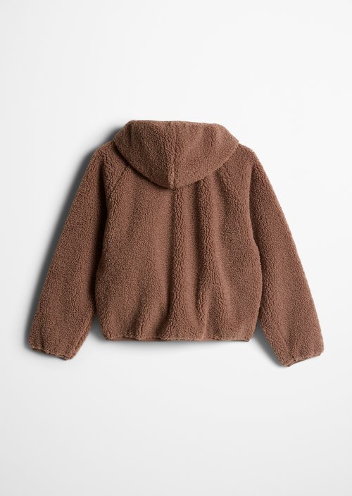 TEENS-GIRLS Teddy Jacket — Brown