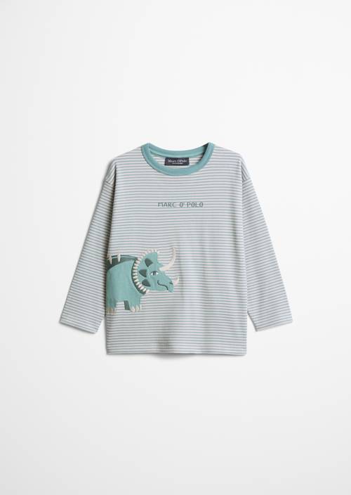 KIDS- BOYS Longsleeve Green in Frontalansicht