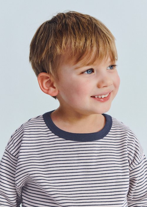 KIDS - BOYS Long-Sleeve Shirt — Dark Navy