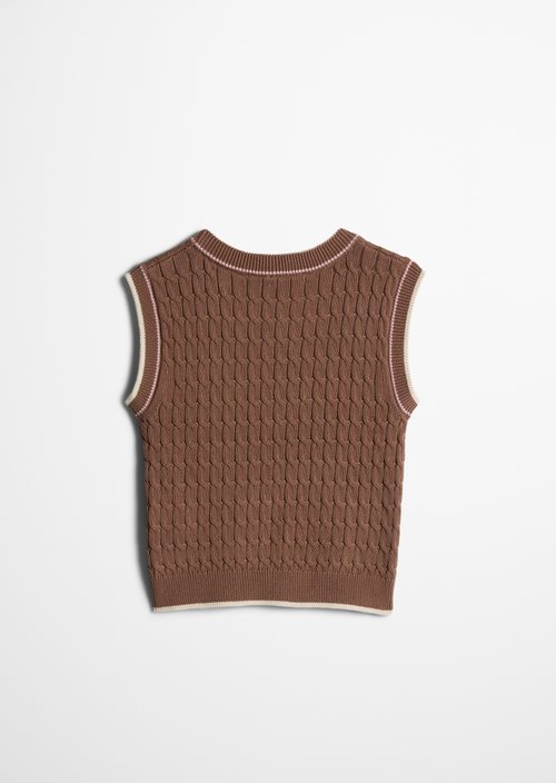 TEENS-GIRLS Tank Top — Brown