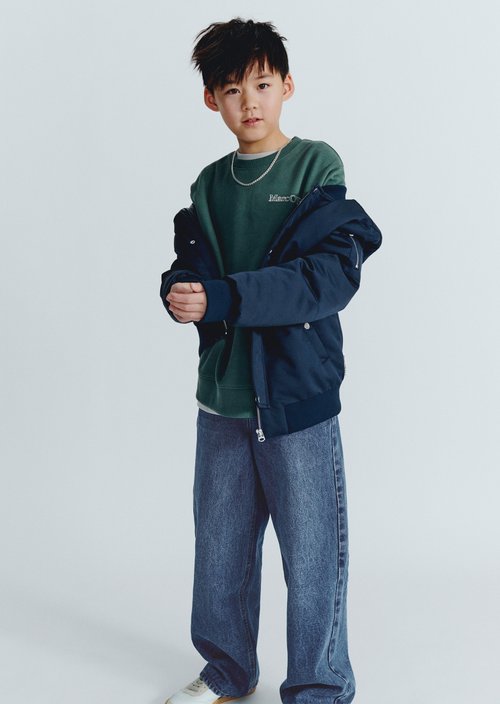 TEENS-BOYS Jeans — Mid Blue Denim