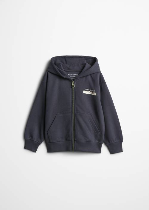 ‎KIDS - GARÇONS Veste à capuche en molleton Dark Navy en vue de face