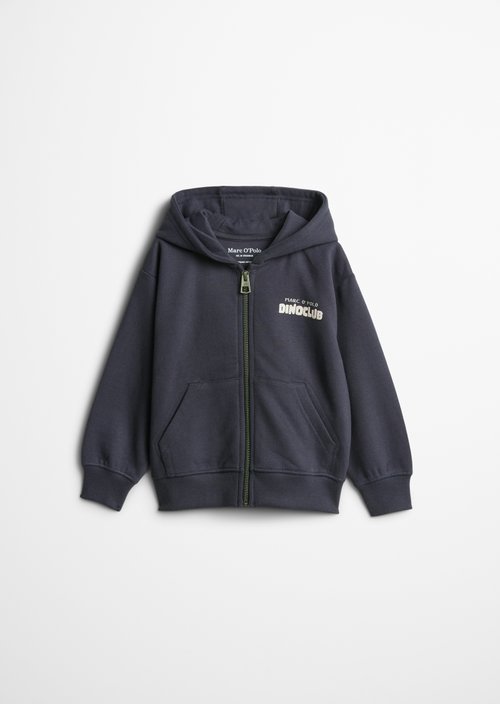 KIDS - BOYS Hooded Sweatshirt Jacket — Dark Navy