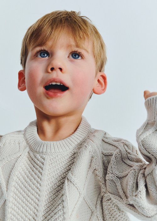 KIDS - BOYS Sweaters — Gray Silk