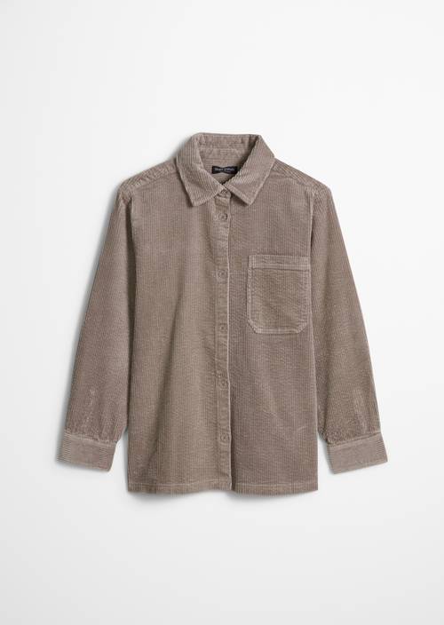 TEENS-BOYS Overshirt Charlston Gray in Frontalansicht