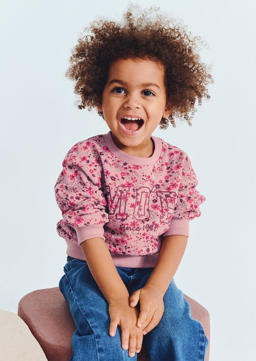 KIDS-GIRLS Sweatshirt — Vintage Rose