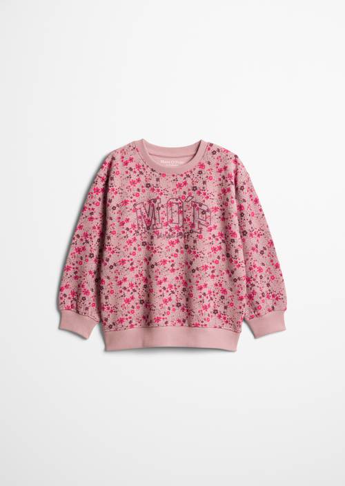 Sweat-shirt KIDS-GIRLS Vintage Rose en vue de face