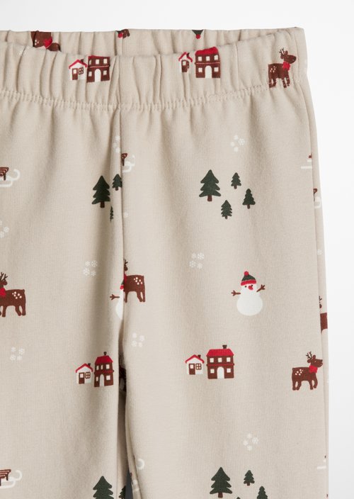 KIDS - BOYS Sweat Leggings — Gray Silk