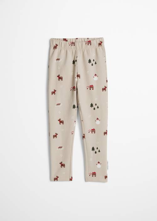 ‎KIDS- BOYS Sweat-Leggings Gray Silk in Frontalansicht