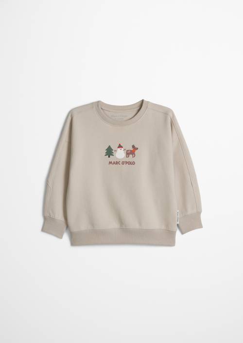 KIDS - BOYS Sweatshirt Gray Silk in front view