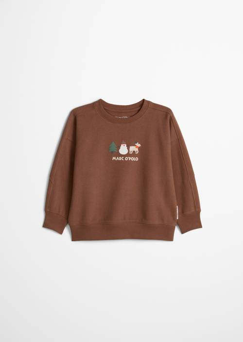 KIDS - BOYS Sweatshirt Brown in front view