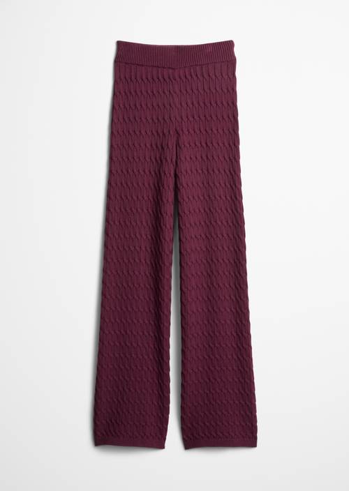 TEENS-GIRLS Knit Pants Red in front view