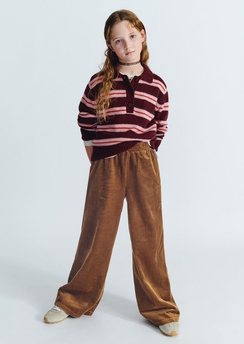 TEENS-GIRLS Corduroy Pants — Brown