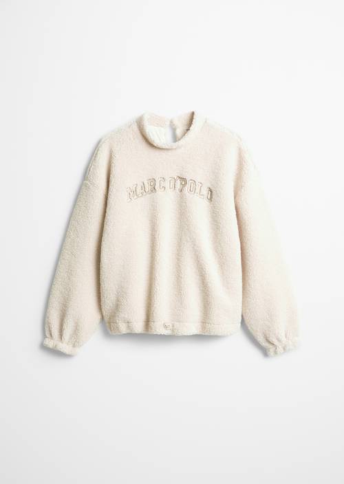 TEENS-‎GIRLS Plüschsweatshirt Beige in Frontalansicht