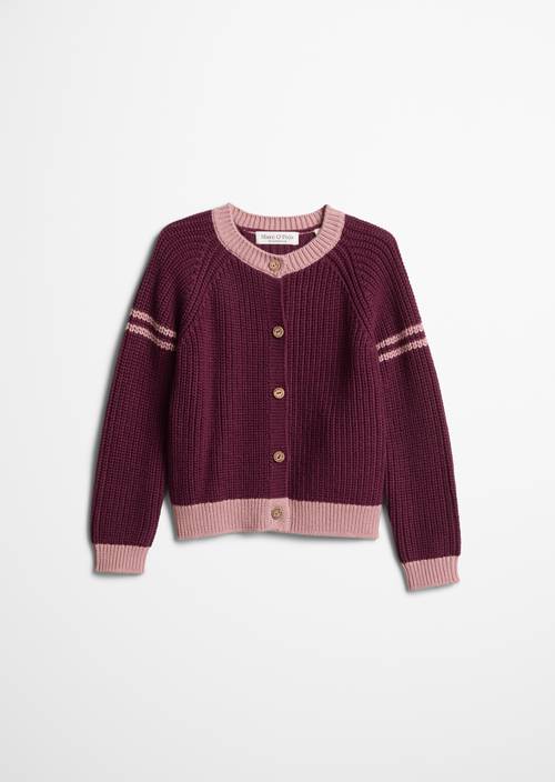 ‎KIDS-GIRLS Strickjacke Red in Frontalansicht