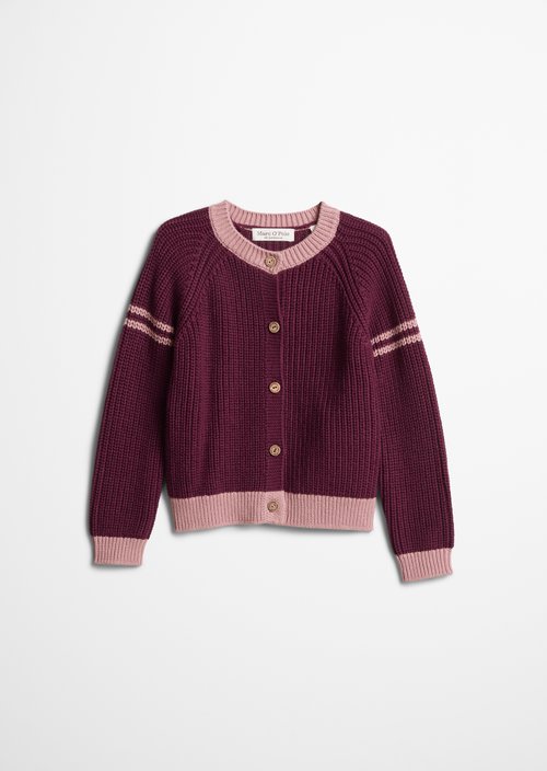 KIDS-GIRLS Cardigan — Red