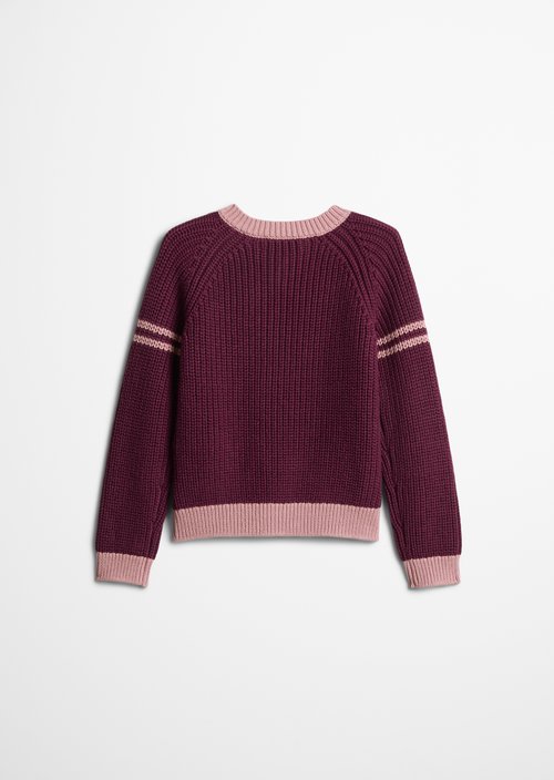 KIDS-GIRLS Cardigan — Red