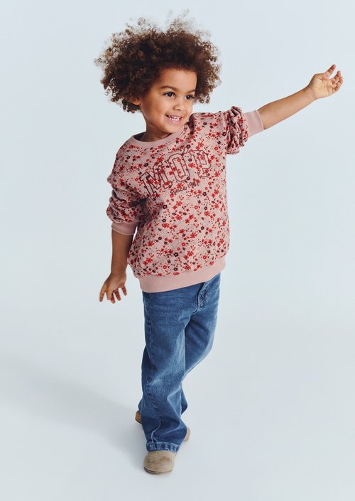 KIDS-GIRLS Jeans — Mid Blue Denim