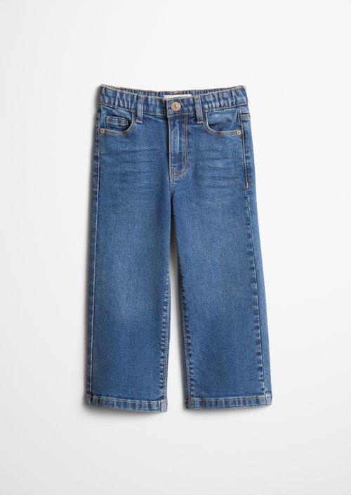 KIDS-GIRLS Jeans — Mid Blue Denim