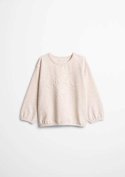 ‎KIDS-GIRLS Sweatshirt Beige in Frontalansicht
