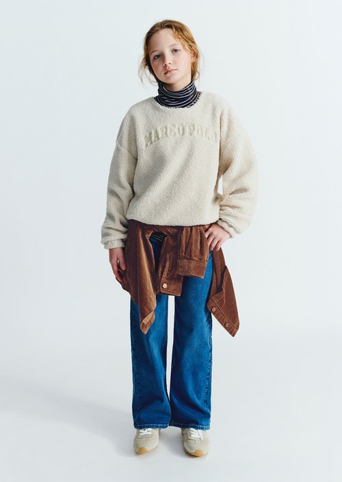 TEENS-GIRLS Corduroy Overshirt — Brown