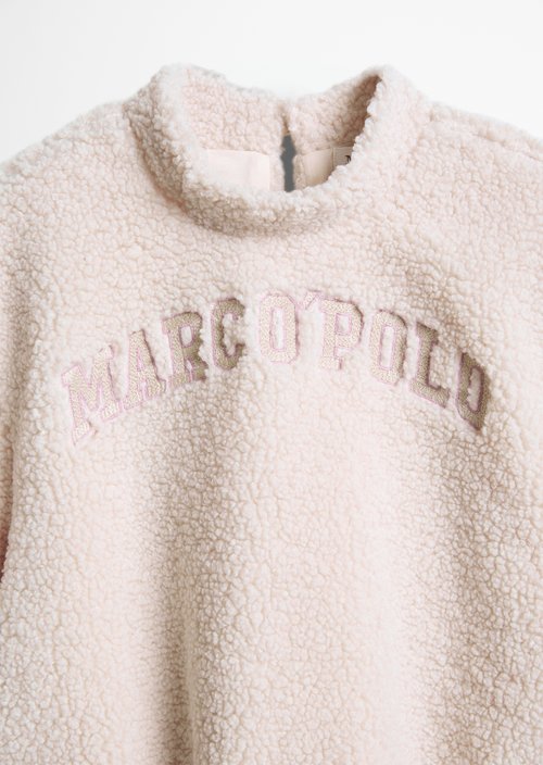 KIDS-GIRLS Fleece Sweatshirt — Beige