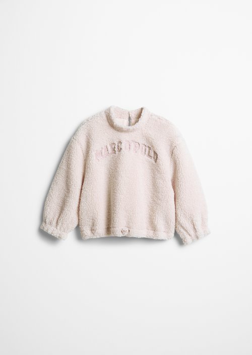 KIDS-GIRLS Fleece Sweatshirt — Beige