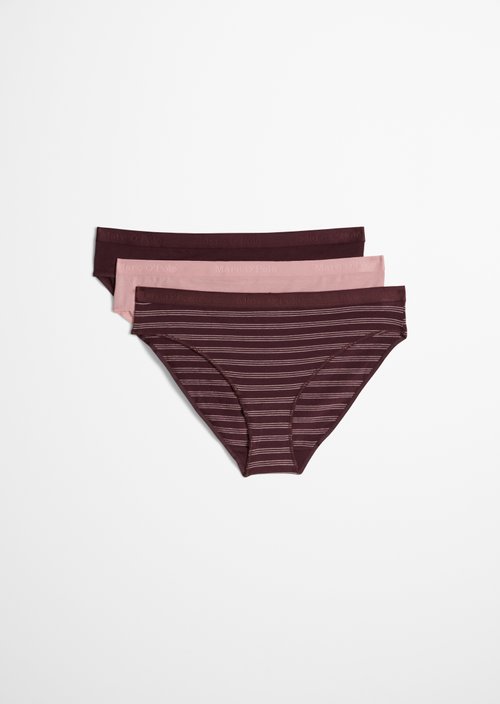 Slip — fudge/mauve/fudge stripe
