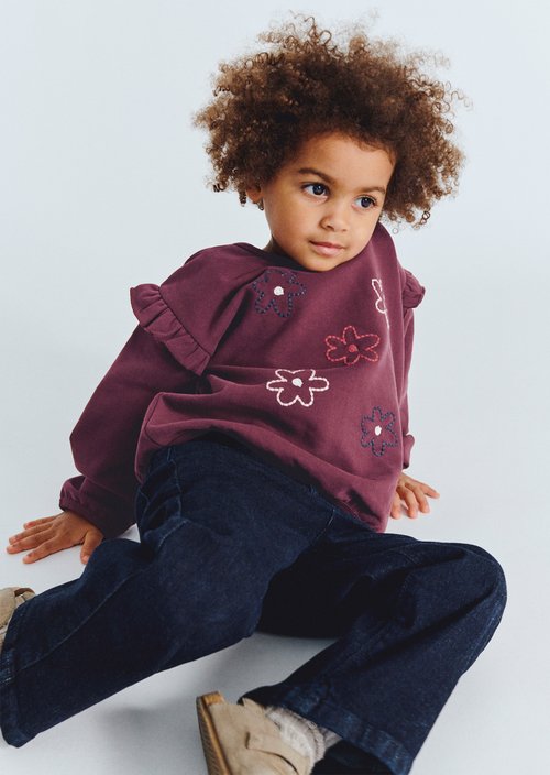 KIDS-GIRLS Sweatshirt — Red