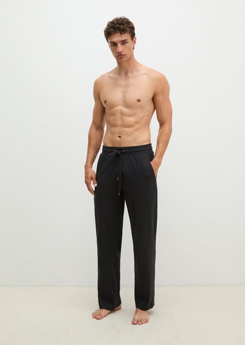 Lounge joggpants regular — Black
