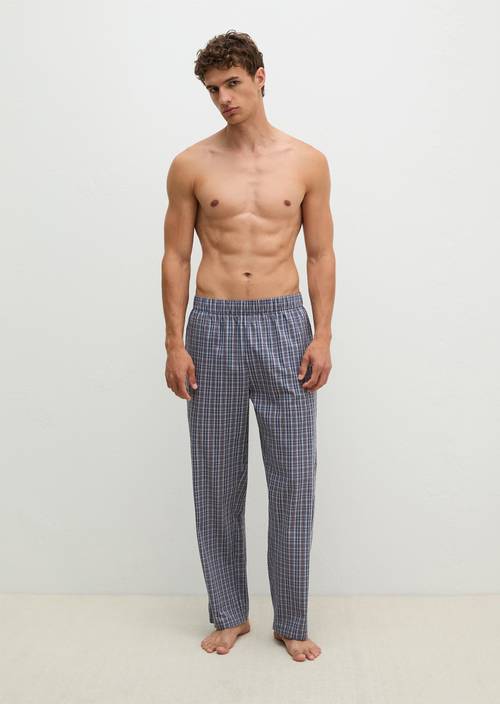 Lounge-Hose Odessey Blue Check - Produkt Bild 1