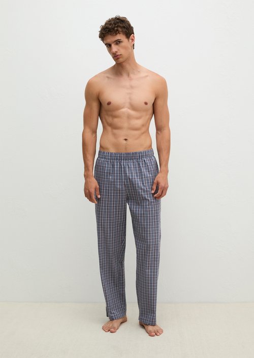 Lounge pants — Odessey Blue Check