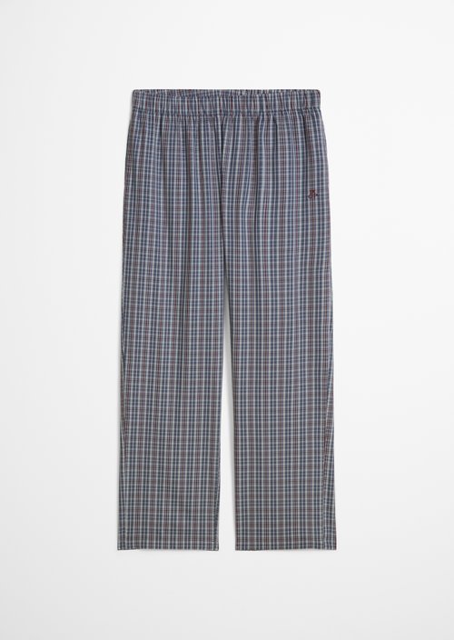 Lounge pants — Odessey Blue Check