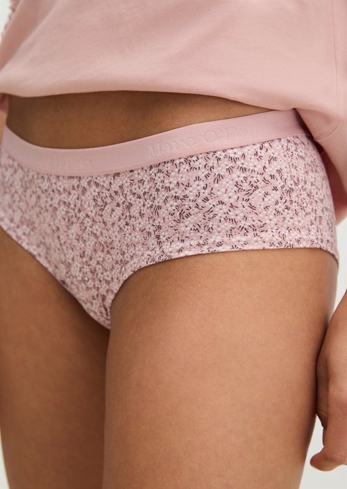 Slip — mauve/fudge/mauve print
