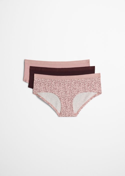 Slip — mauve/fudge/mauve print