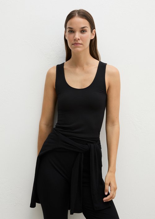 TENCEL™ modal tank top — Black