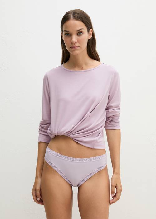 Lettre brésilienne Iris/White Cotton/Gray Lilac - Image du produit 1