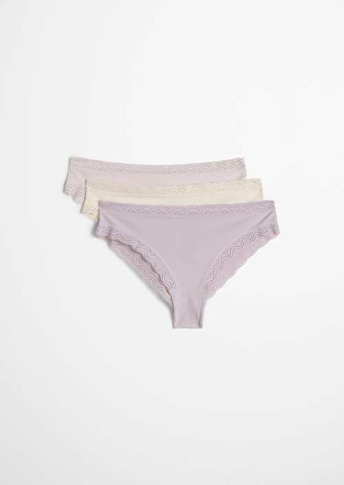 Brazilian letter — Iris/White Cotton/Gray Lilac