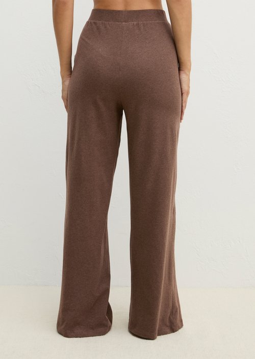 Lounge pants — chocolate brown melange
