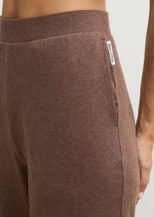 Lounge pants — chocolate brown melange