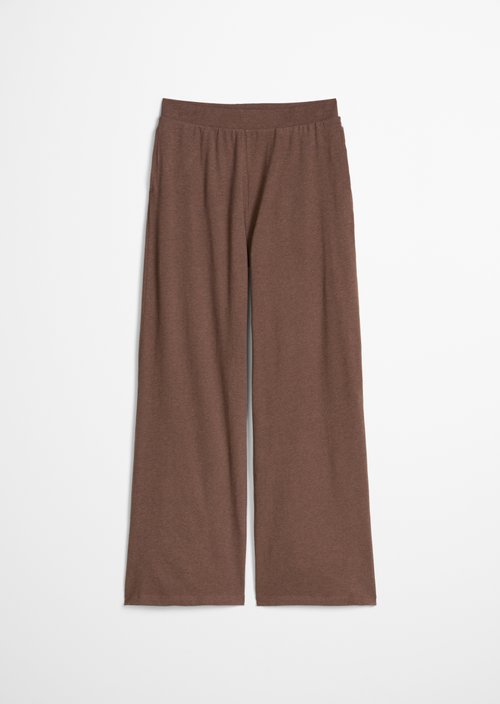 Lounge pants — chocolate brown melange