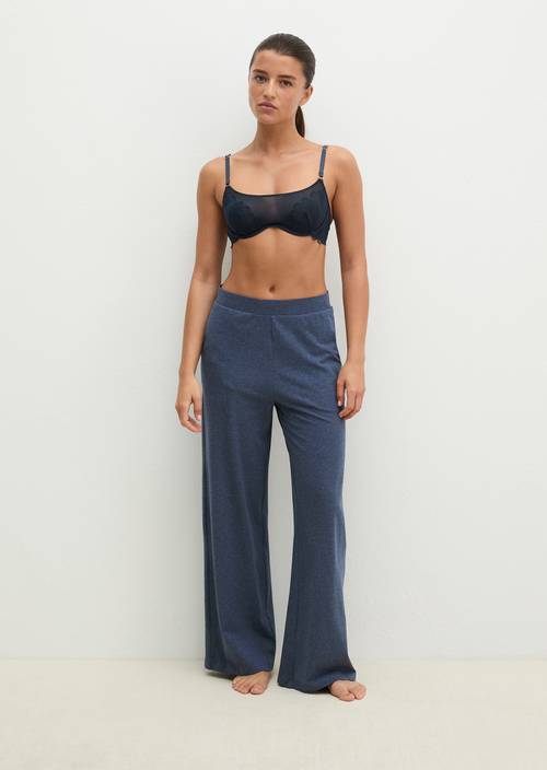 Lounge-Hose dark blue melange - Produkt Bild 1