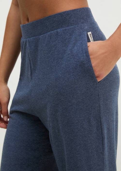 Lounge-Hose dark blue melange - Produkt Bild 2