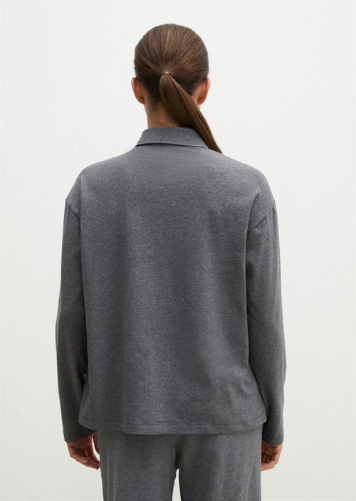 Lounge jersey shirt — Grey Q989