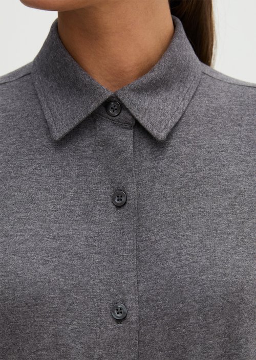 Lounge jersey shirt — Grey Q989