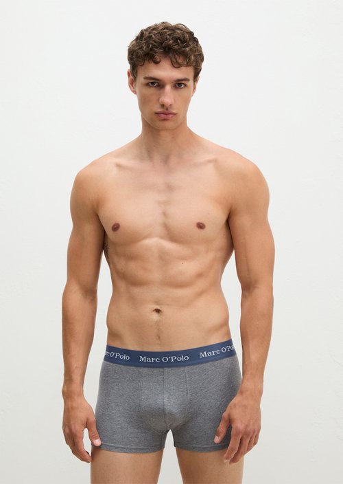 Trunk — dark navy/grey melange/blue