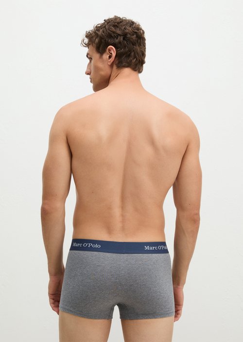 Trunk — dark navy/grey melange/blue