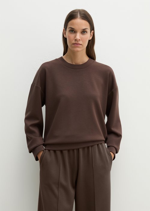 Lounge sweatshirt — Brown Q790