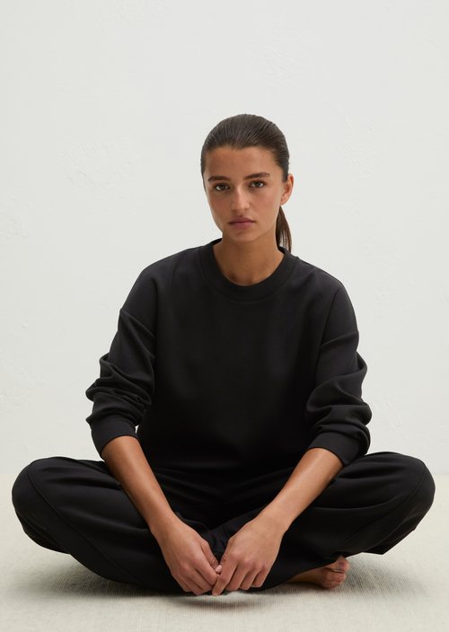 Lounge sweatshirt — Black